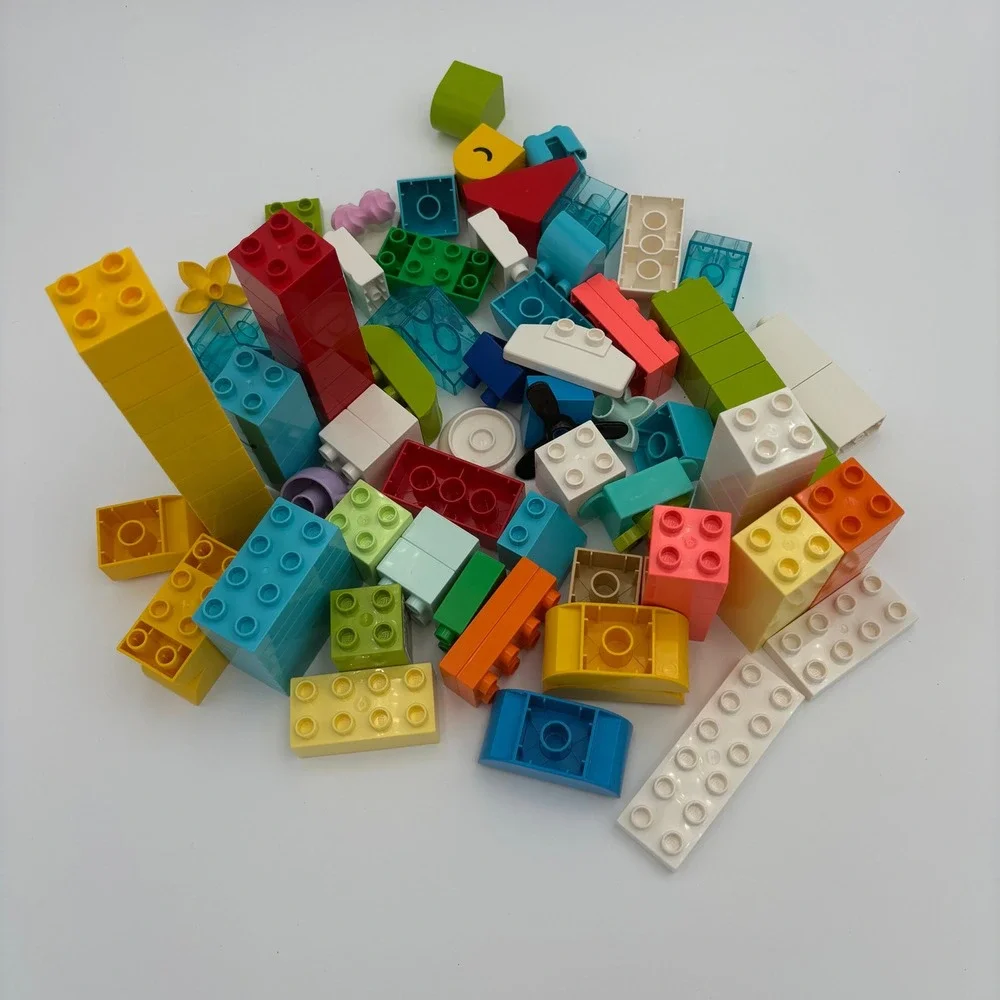 LEGO‎ Duplo Building Blocks Lot Kids Mixed Size Multi Color Excellent Assorted